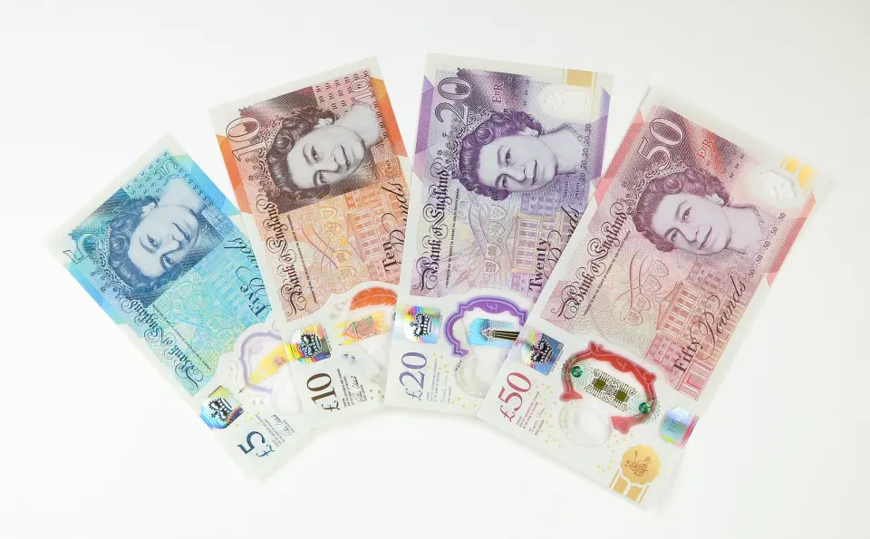 A fan of polymer £50 notes, official Bank of England image