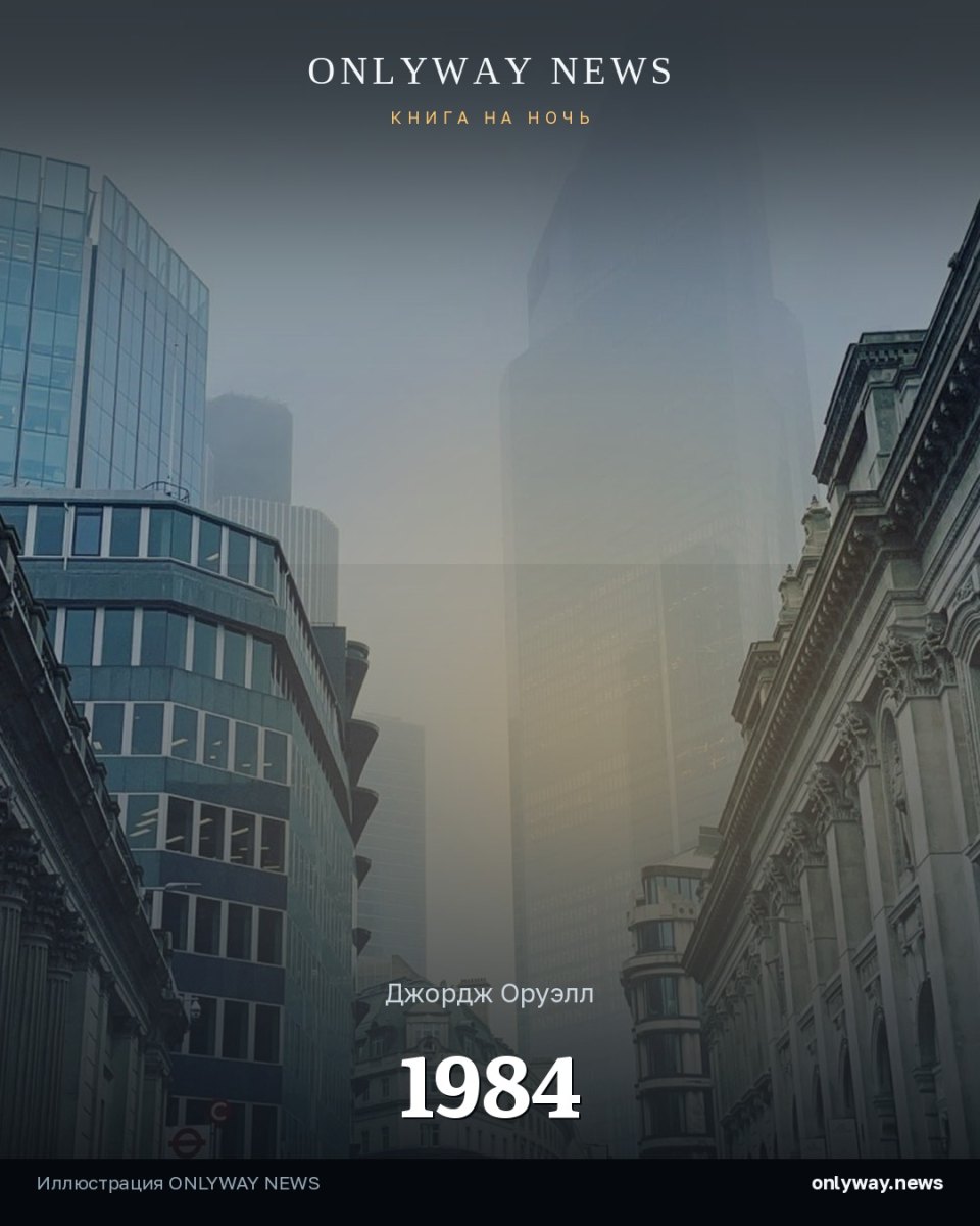 Небоскрёб Сити в тумане — обложка выпуска «Книга на ночь»