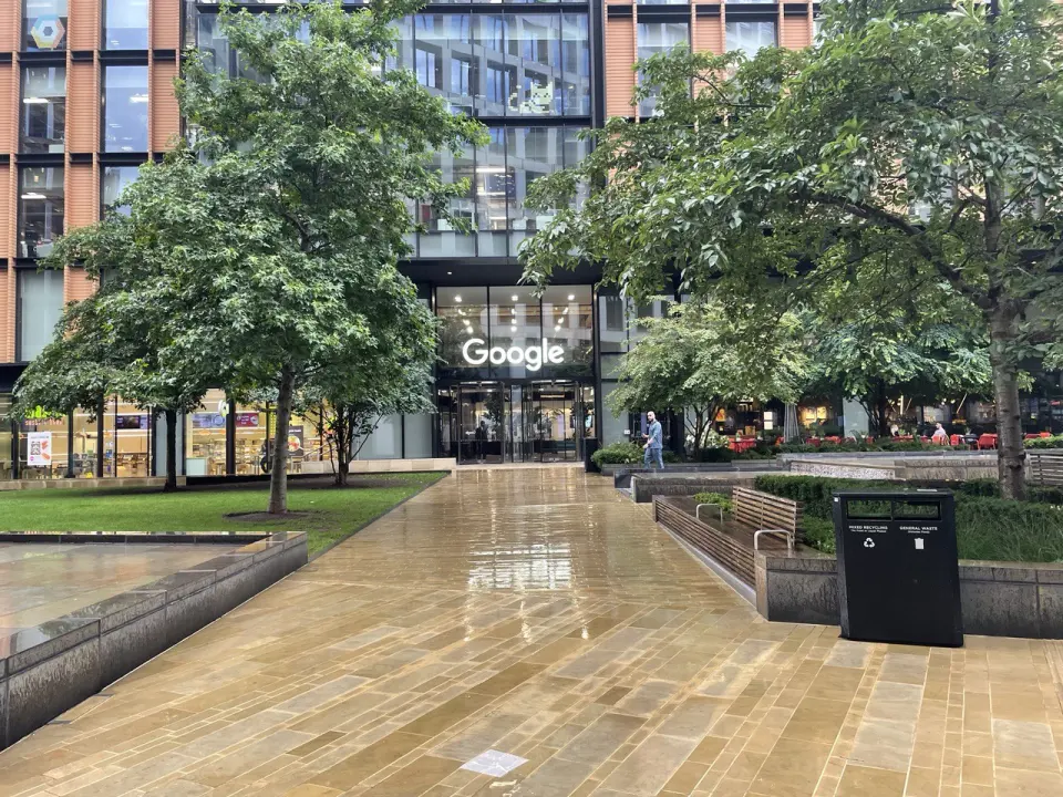 A modern office near King's Cross in London