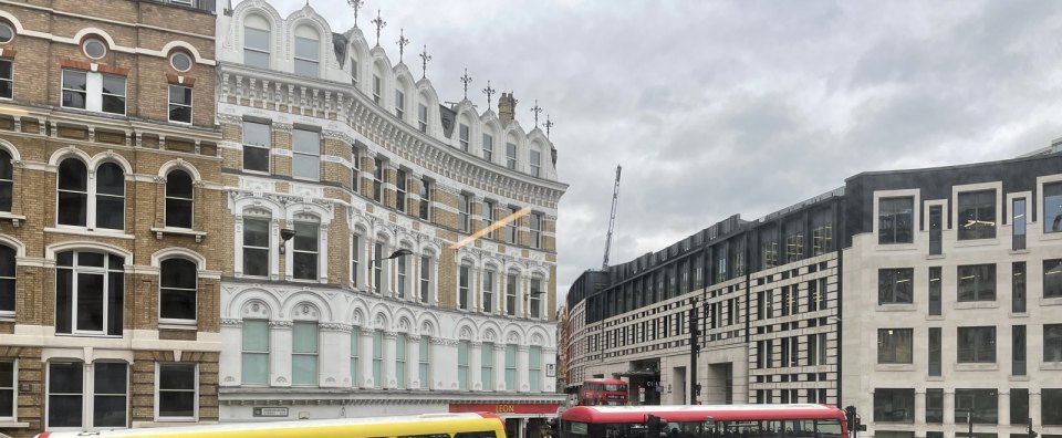 Victorian residential buildings in central London