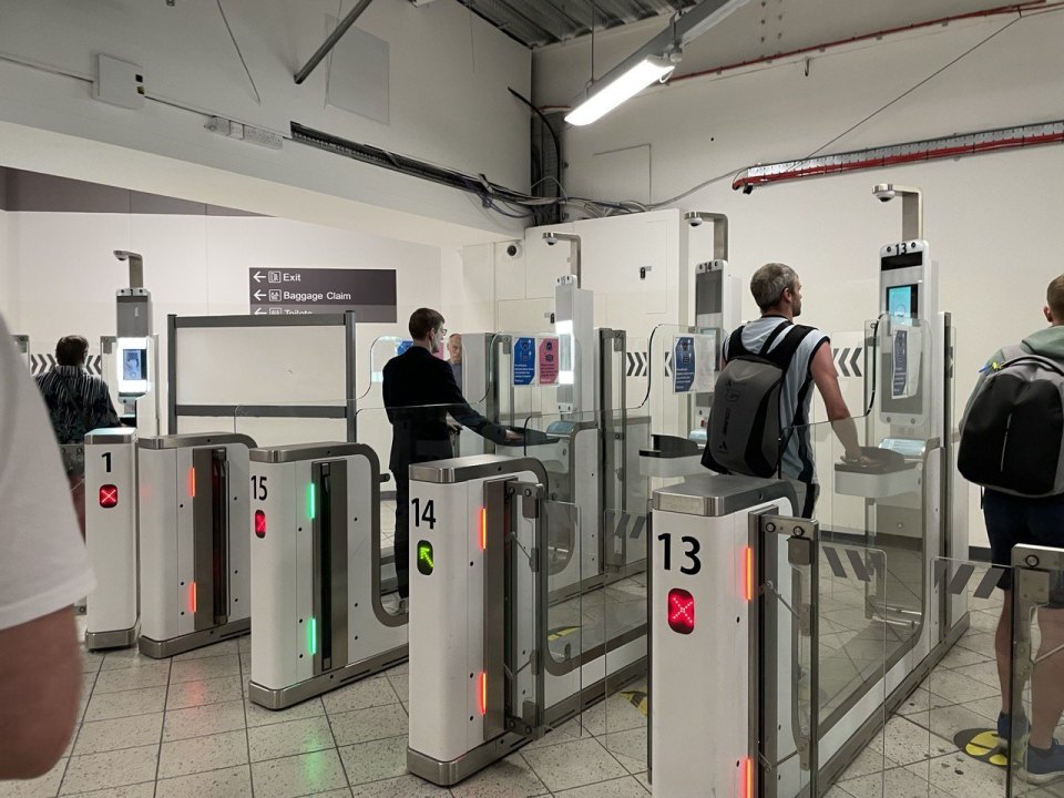 Турникеты на станции лондонского метро