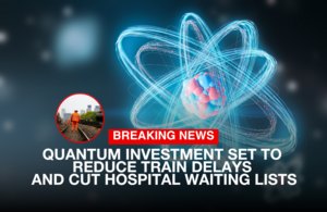 Quantum technology illustration from a UK government announcement