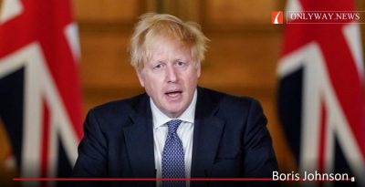 Boris Johnson confirmed ‘for the first time’ that the country is now ‘past the peak and we are on the downward slope.’