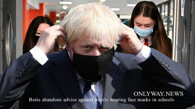 Boris abandons advice against pupils wearing face masks in schools