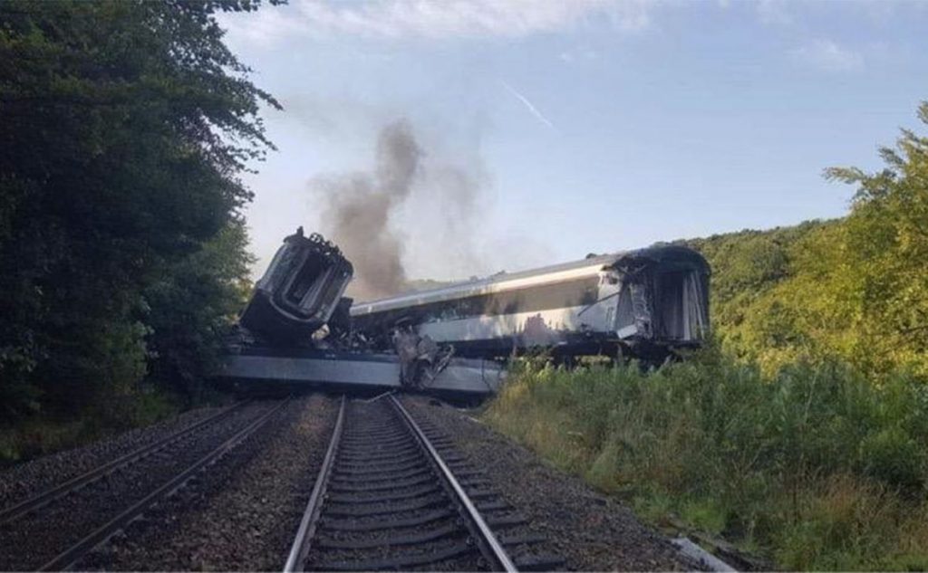 The train driver and conductor were reportedly among those killed.