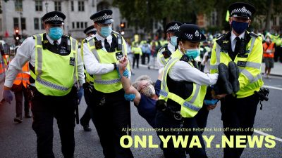 В Лондоне задержали 90 активистов движения Extinction Rebellion