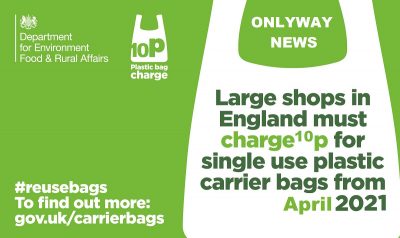 Cost of supermarket plastic bags set to double in move to further clean up the environment