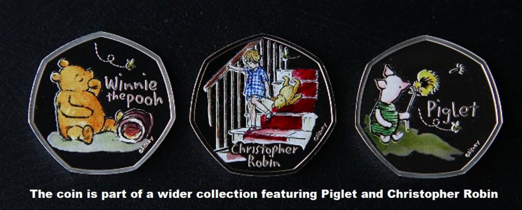 Монеты с Винни-Пухом от Королевского монетного двора