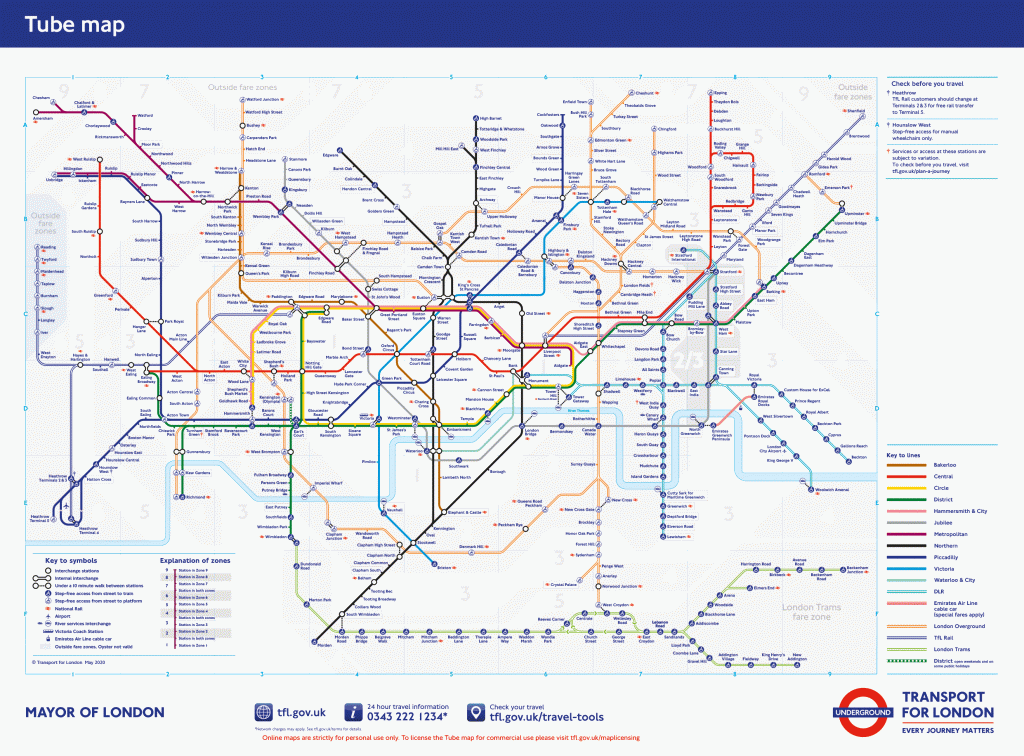 Tube map - Only Way News