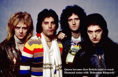 Queen стала первой британской группой, чья песня удостоена бриллиантового статус