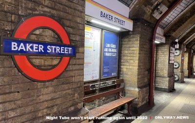Ночное метро в Лондоне возобновит работу не раньше 2022 года