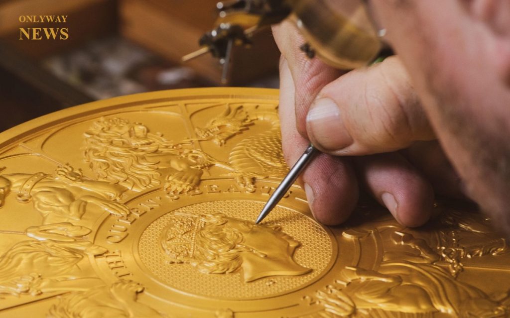 Королевский монетный двор представил золотую монету 10 кг.