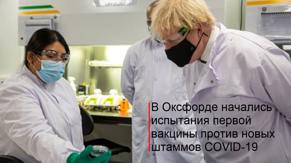 Испытания первой вакцины против новых штаммов COVID-19 начались в Оксфорде