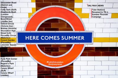 Станции метро в Лондоне временно поменяли названия