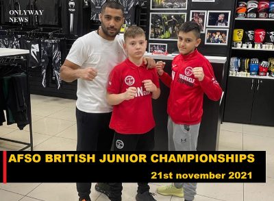 Чемпионат Великобритании среди юниоров по тайскому боксу и кикбоксингу - AFSO, состоится 21 ноября 2021 г, в Великобритании, Бирмингем.