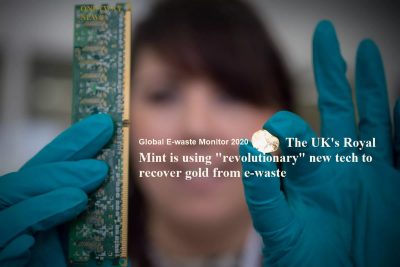 Королевский монетный двор Великобритании использует «революционную» новую технологию для извлечения золота из электронных отходов