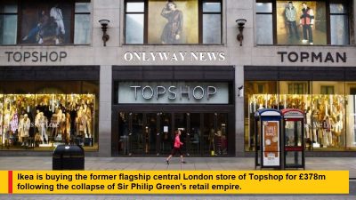 Ikea покупает бывший флагманский магазин Topshop в центре Лондона за 378 миллионов фунтов