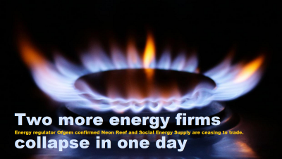 Еще две Английских энергетические фирмы рушатся за один день