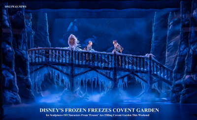 Ледяные скульптуры персонажей из «Frozen» заполняют Ковент-Гарден в эти выходные