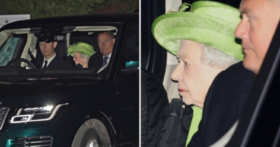 Королева Великобритании посетила крещение своих правнуков в Виндзоре