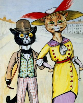 Луис Уэйн художник который рисовал кошек