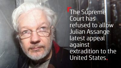 Джулиану Ассанжу отказали в разрешении на экстрадицию