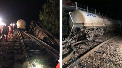 Железнодорожные перевозки Карлайла пострадали после того, как грузовой поезд сошел с рельсов