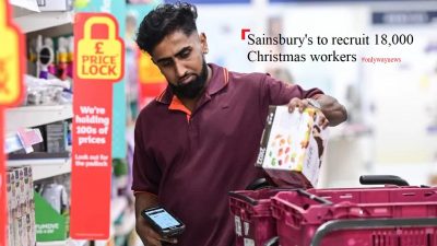 Работа в Англии. Sainsbury, будут следить за тем, чтобы продукты поступали в супермаркеты по всей стране.