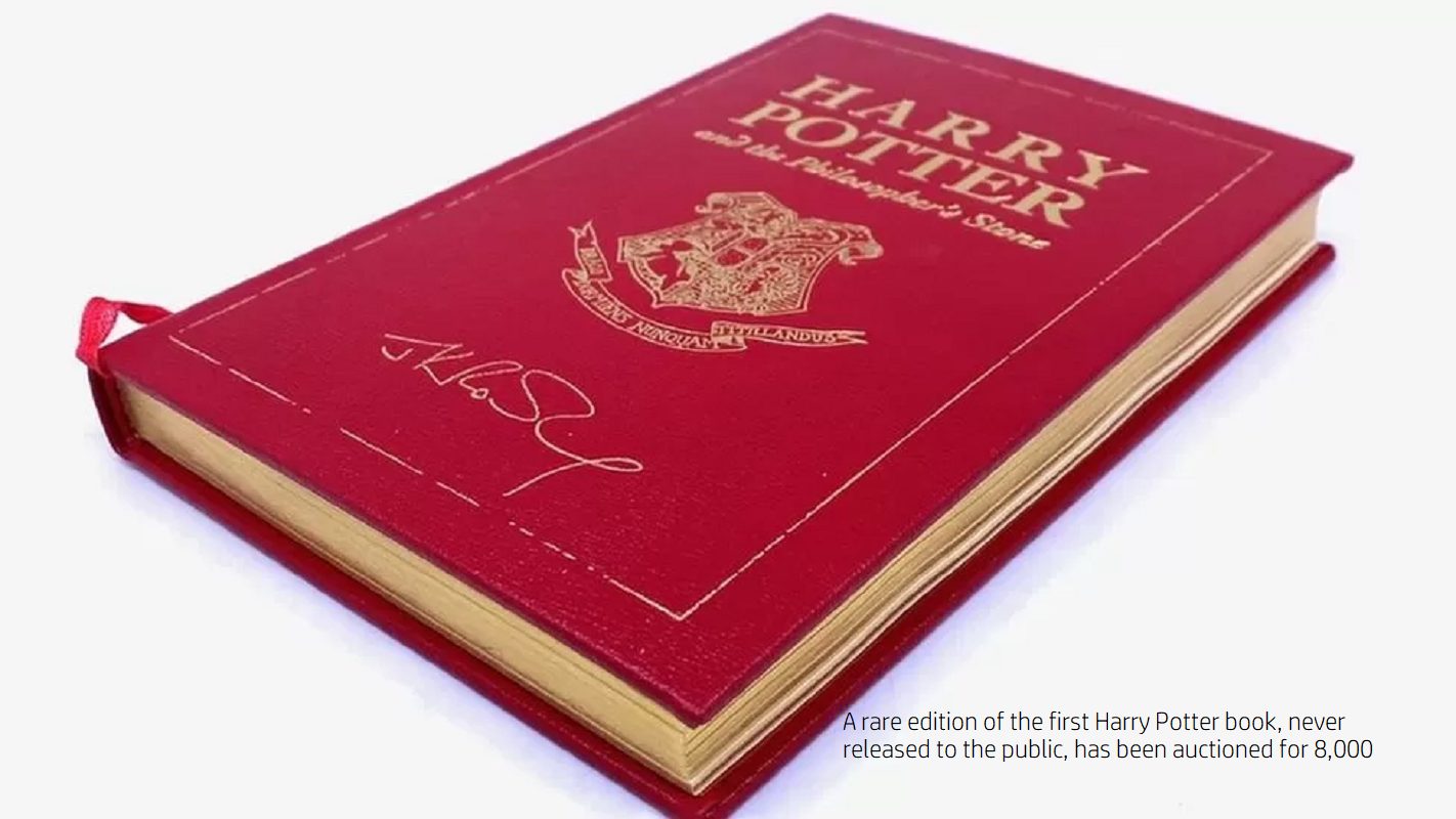 Редкая книга о Гарри Поттере, хранящаяся на чердаке, выставлена на аукцион за 8000 фунтов стерлингов