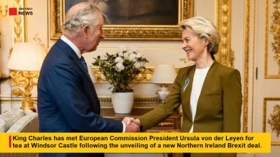 Король Чарльз встретился с президентом Европейской комиссии Урсулой фон дер Ляйен