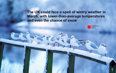 В марте Великобритания может столкнуться с зимней погодой.
