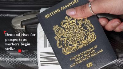 В Великобритании наблюдается «временное увеличение» спроса на новые паспорта.