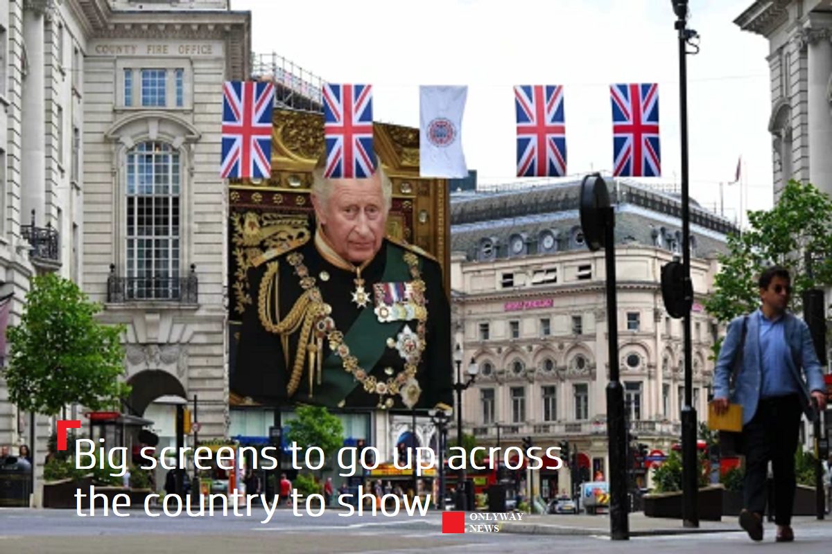 Большие экраны будут установлены в общественных местах по всей Великобритании