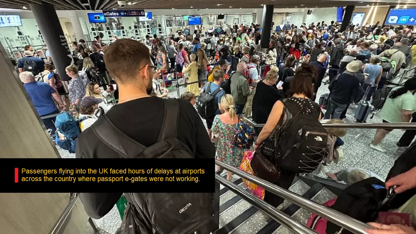 Пассажиры, летящие в Великобританию, столкнулись с многочасовыми задержками в аэропортах