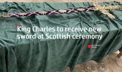 Король Чарльз получит новый меч на шотландской церемонии