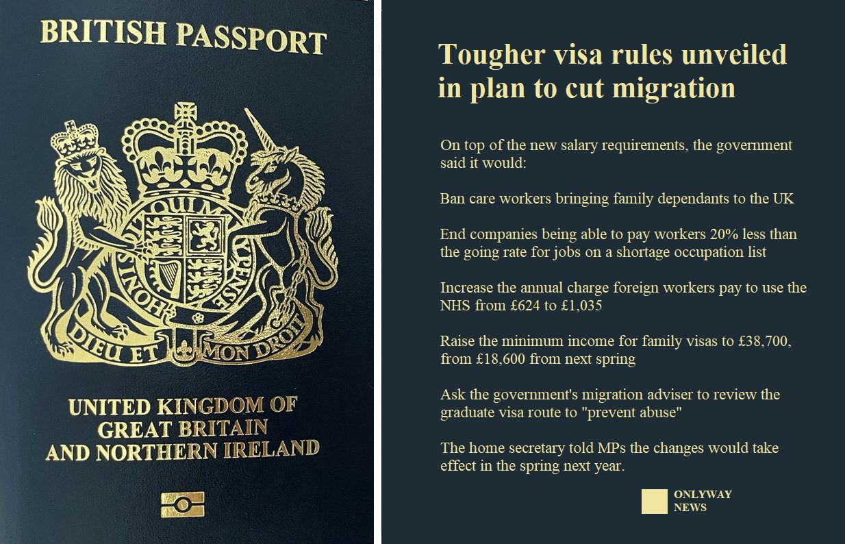 В новом году в Великобритании ужесточение визовых правил.