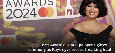 RAYE побеждает в номинации «Песня года» BRIT Award 2024