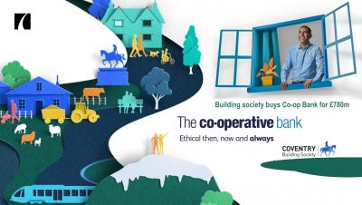 Строительное общество покупает Co-op Bank за 780 миллионов.