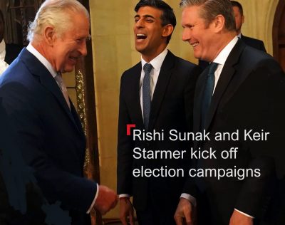 В Великобритании Риши Сунак и Кир Стармер начали предвыборную кампанию.