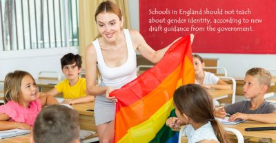 Школы в Англии не должны преподавать гендерную идентичность, согласно новому проекту руководства правительства.