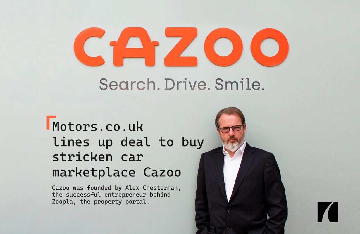 Motors.co.uk планирует сделку по покупке автомобильного маркетплейса Cazoo